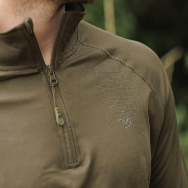 KORDA - Kool UPF Zip Jersey Dark Olive