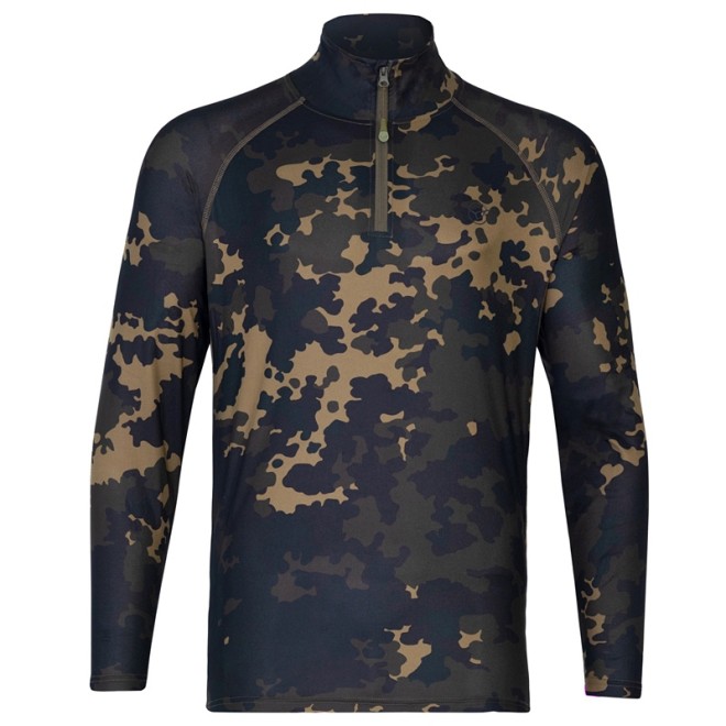 KORDA - Kool UPF Zip Jersey Dark Kamo