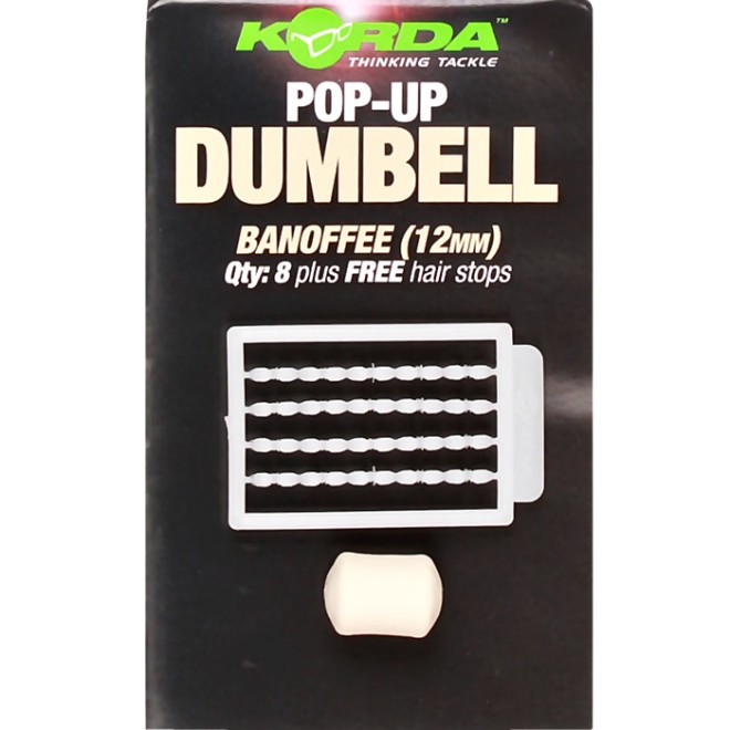 KORDA - Pop Up Dumbells Weiß Banoffee