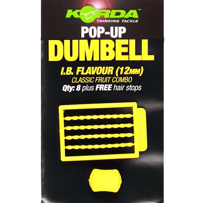 KORDA - Pop Up Dumbells Gelb Essential I.B.