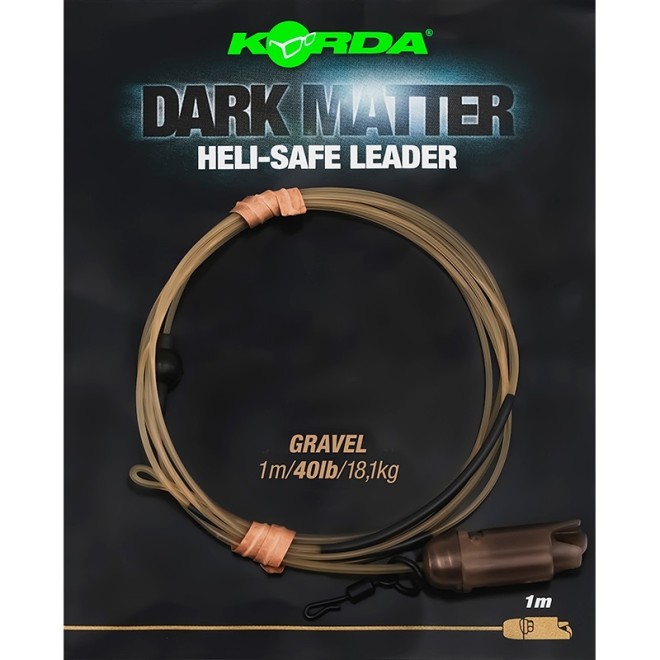 KORDA - Dark Matter Leader Heli Safe 40lb 1m