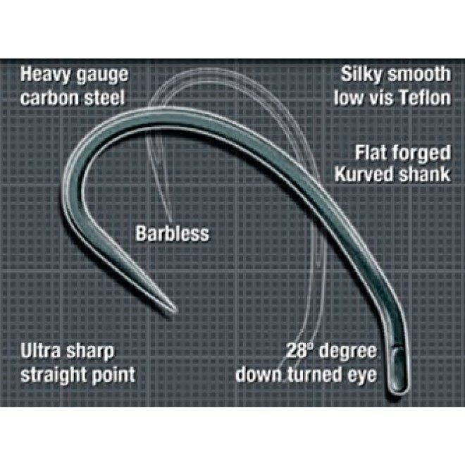 Korda - Kurv Shank Barbless