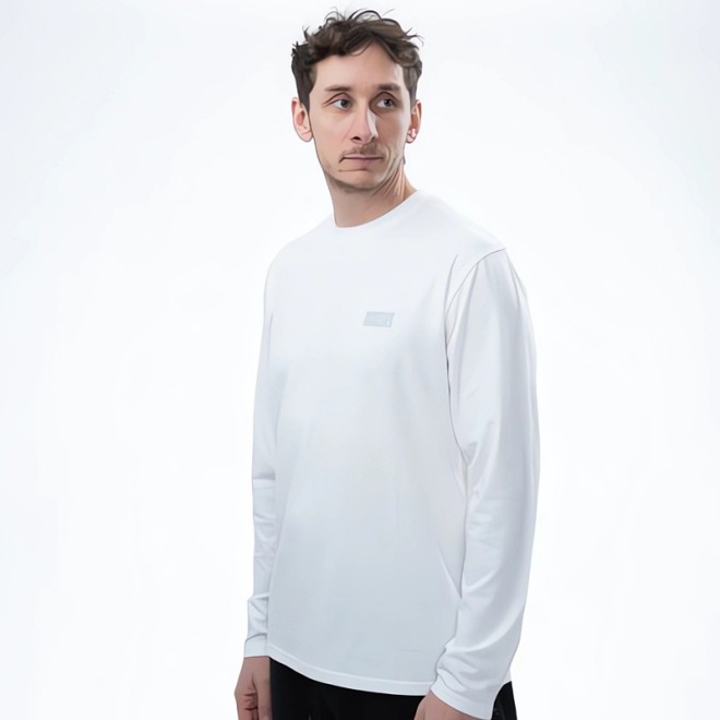 NASH - Make It Happen Sunset Long Sleeve T Shirt Ecru