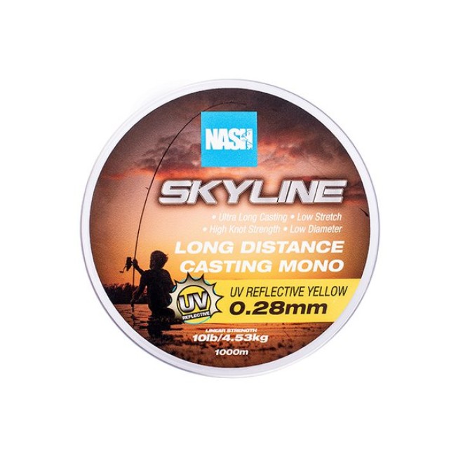 Nash - Skyline Mono Low Visibility UV Yellow 1000m