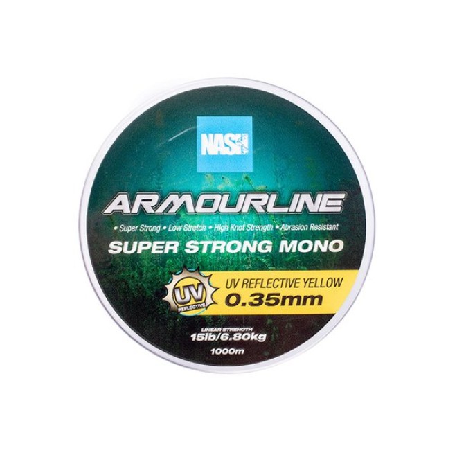 Nash - Armourline Super Strong Mono UV Yellow 1000m