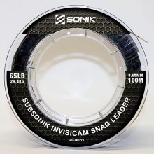 Sonik - Subsonik Invisicam Snag Leader 65lb (0,65mm) 100m