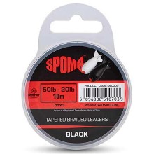 Spomb - Tapered Braided Leaders Black