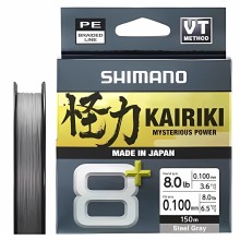 Shimano - Kairiki 8+ Steel Grey 0.10mm 150m