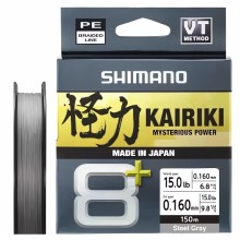 Shimano - Kairiki 8+ Steel Grey 0.16mm 150m
