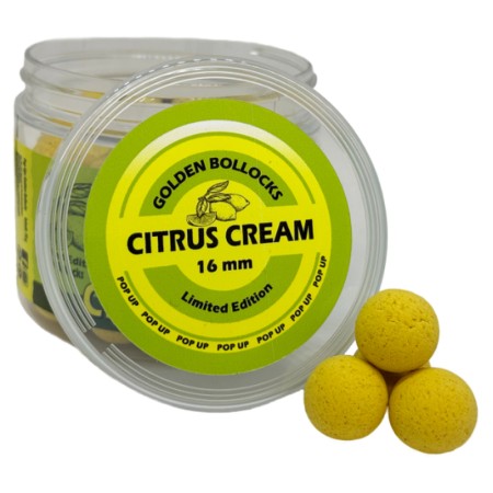 Bait Service Straubing - Pop Ups Golden Bollocks Citrus Cream 16mm