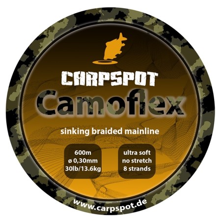 Carpspot - Camoflex Sinking Braid 0,30mm 600m