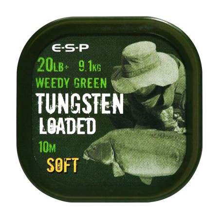 ESP - Tungsten Loaded Coated Braid Soft Weedy Green 20lb 10m