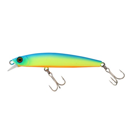 Illex - Battle Minnow 80 F Mat Chartreuse Blue