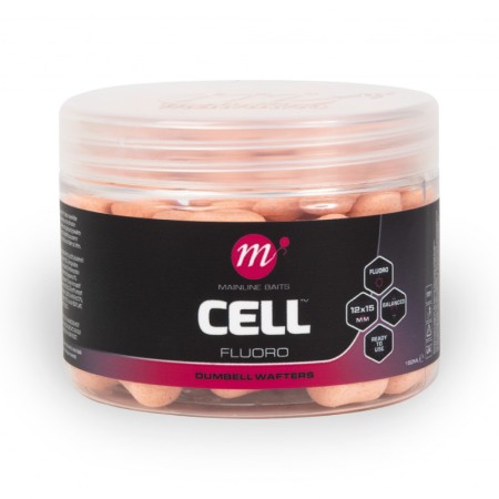 Mainline - Cell Fluoro Dumbell Wafters 12x15mm Pink