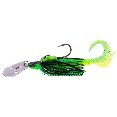 Zeck Fishing - Bladed Cat Jig Activ Green (UV Aktive) 30g