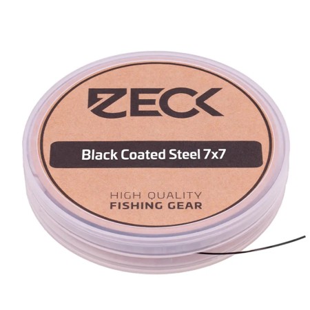 Zeck Fishing – 7x7 Black Coated Steel 9kg 5m