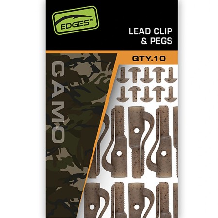 Fox - Edges Camo Lead Clip & Pegs