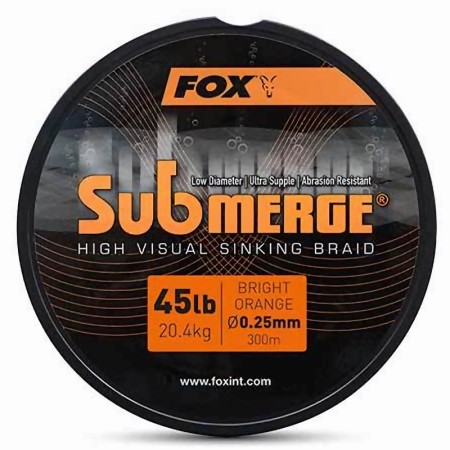 Fox - Submerge Orange Sinking Braid 300m