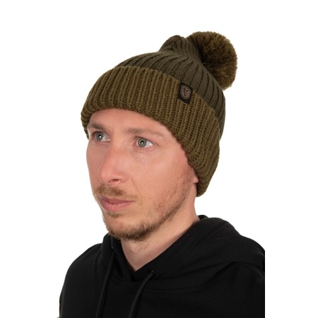 Fox - Heavy Knit Bobble Hat