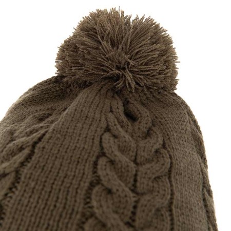 Fox - Khaki Knitted Bobble Hat
