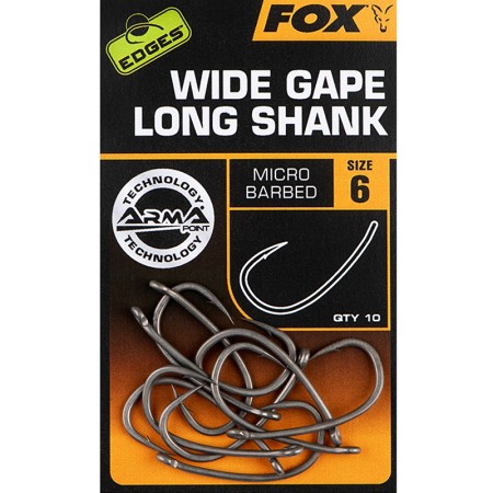 FOX - Edges Wide Gape Long Shank