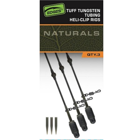 Fox - Edges Naturals Tuff Tungsten Tubing Heli-Clip Rigs