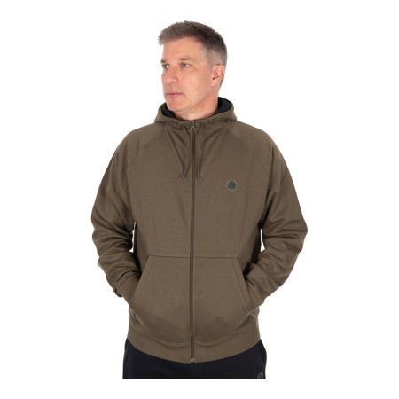 Fox - Collection Zipped Hoody Green
