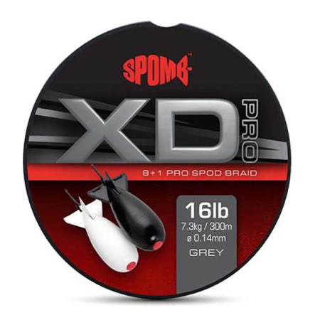 Fox - Spomb XD Pro Braid Grey 8+1 0.14mm 16lbs 300m