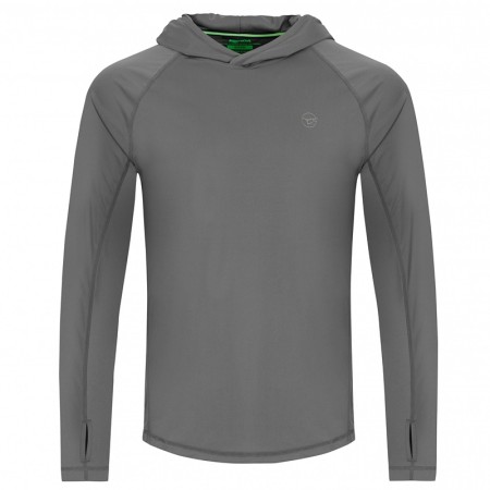 Korda- UPF Hooded Top Charcoal Size XXL