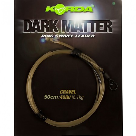 Korda - Dark Matter Kamo Leader Ring Swivel 40lb 50cm