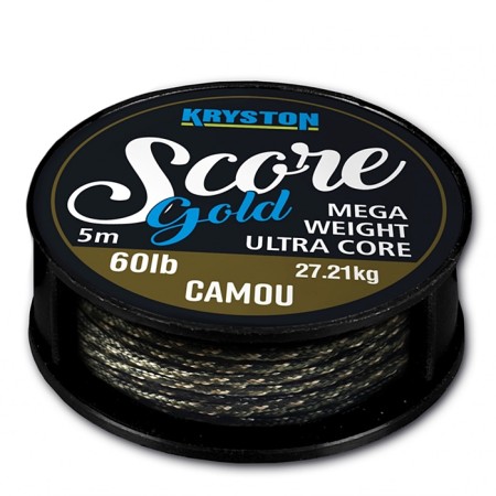 Kryston - Score Gold Heavyweight Leadcore Camou 60lb 5m