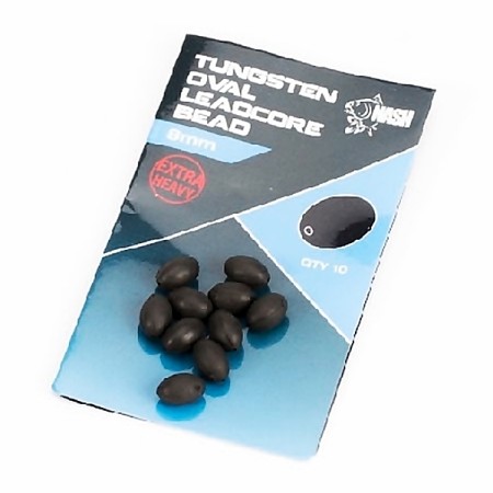 Nash - Tungsten Oval Leadcore Bead 8mm