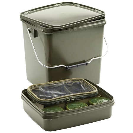 Trakker - Olive Square Container 13 Liter (mit Einsatz)
